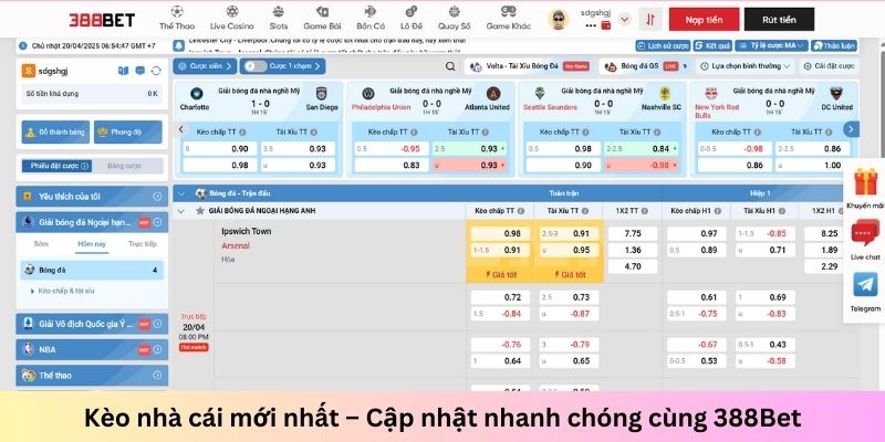 Kèo nhà cái mới nhất